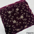 Zari Sequins Embroidered Velvet Fabric-F3037
